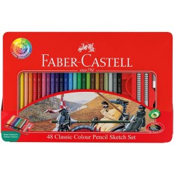 Faber-Castell Tin Box – 48...